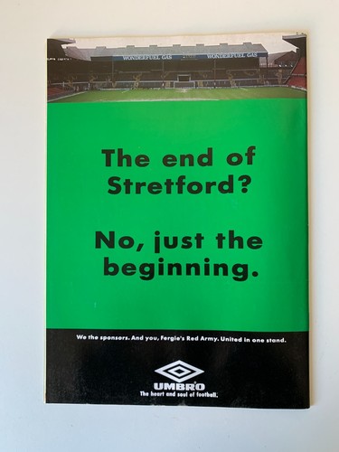MANCHESTER UNITED OFFICIAL MAGAZINE Vol 1 No 11 November 1993 FOOTBALL FANZINE - Picture 2 of 8