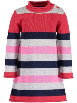 Strick Kleid Gr.62 Blue Seven NEU 100% baumwolle rot blau grau rosa baby winter