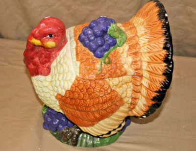 Tay Imports 1995 Vintage ceramic turkey soup tureen with some slight chips
