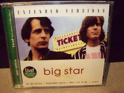 BIG STAR ''EXTENDED VERSIONS'' LIVE CD 