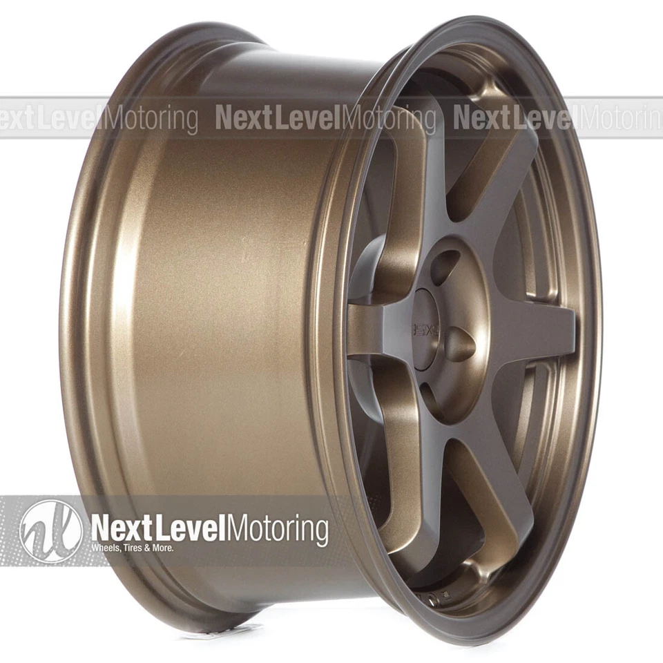 9SIX9 SIX-1 18x8,5 5x108 +35 BRONCE MATE ESTILO TE37 LLANTA CÓNCAVA JDM Foto 3 de 4