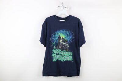 Vintage 90s Walt Disney World Mens M The Twilight Zone Tower of Terror T-Shirt