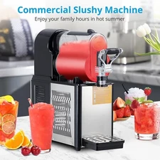 3L Commercial Slushie Machine 300W Frozen Slush Machine Stainless Steel