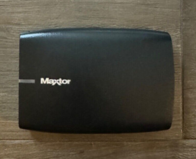 Maxtor BLACK Portable USB 2.0 320 GB Storage External Hard Drive For PC/Mac