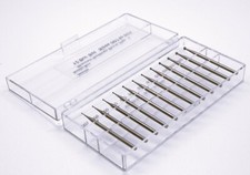 JEWELERS ROUND BUR SET 12 PCS PER SET SIZES .7 TO 2.3 mm FIG 1, JEWELRY TOOLS