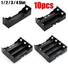 10Pcs For 18650 Power Bank Case 1/2/3/4Slot Battery Holder DIY Hard Pins Storage