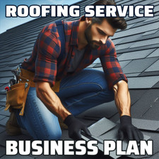 Roofing Service Business Plan on USB  Start Your Roofing Business Today 