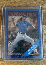 2023 Series 1 Silver Pack Chrome Blue #T88C-86 MAX MEYER /150 Miami Marlins