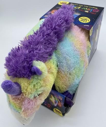 Pillow Pets Glow Pets Unicorn LED Night Light Plush Jumbo Stuffed Animal NEW - Picture 2 of 5