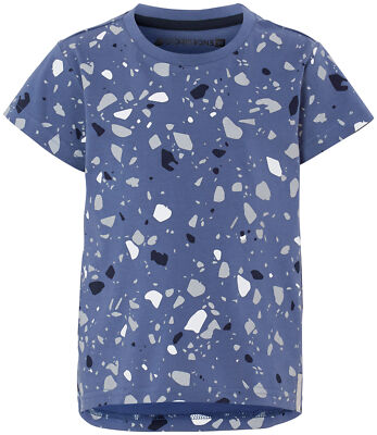 Didriksons Jungen T-Shirt Shirt FRÖET KIDS T-SHIRT 2 blau elastisch gepunktet