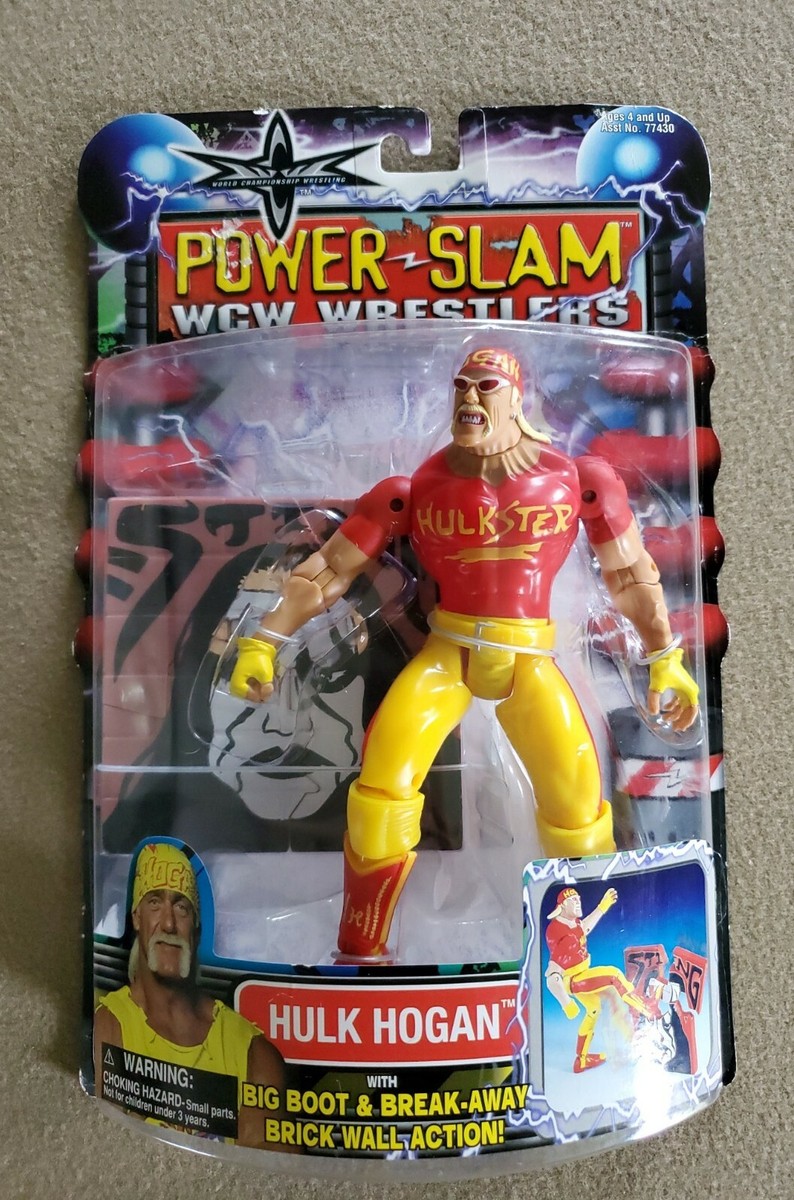 HULK HOGAN Vintage Wrestling WCW Powerslam Action Figure HULK HOGAN Vintage Wrestling WCW Powerslam Action Figure