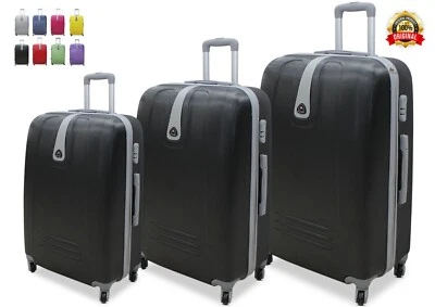 - SENZA MARCA/GENERICO - ORMI Valigia Trolley Rigido Piccolo Medio Grande Set di 3 Valigie 4 RUOTE in ABS Ormi
