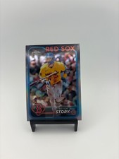 2024 Topps Chrome Trevor Story Refractor Boston Red Sox