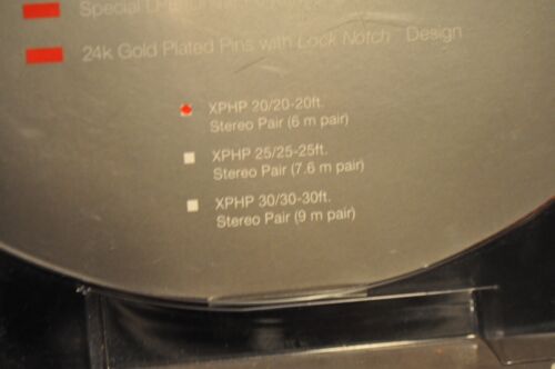 Monster XP-HP Compact Time Correct High Performance Speaker Cables 20Ft Pair - Picture 2 of 3