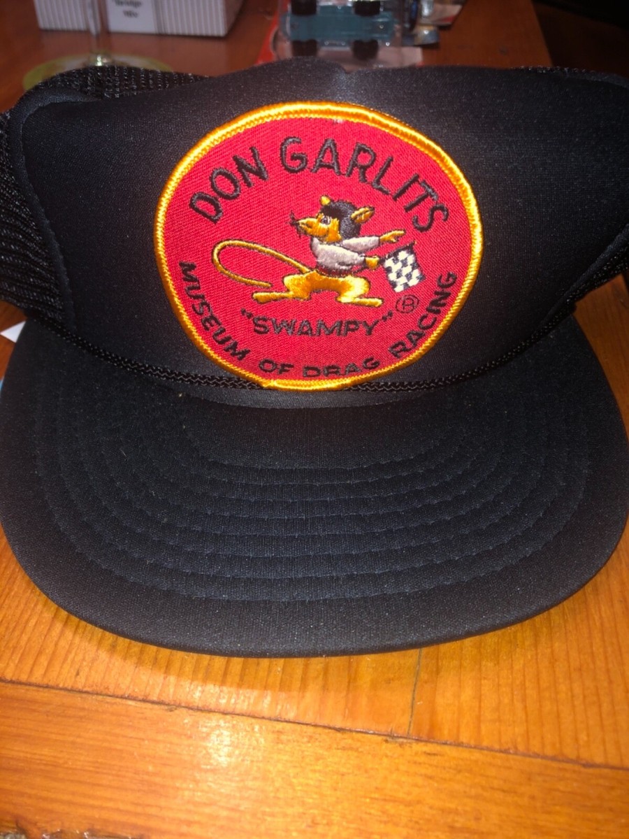 DON GARLITS SWAMPY RAT Vintage 80s Trucker Hat Snapback Drag