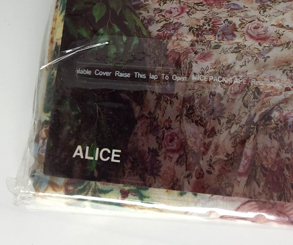 Juego de sábanas vintage de 3 piezas tamaño doble Alicia floral poliéster/algodón sin planchar Foto 4 de 4