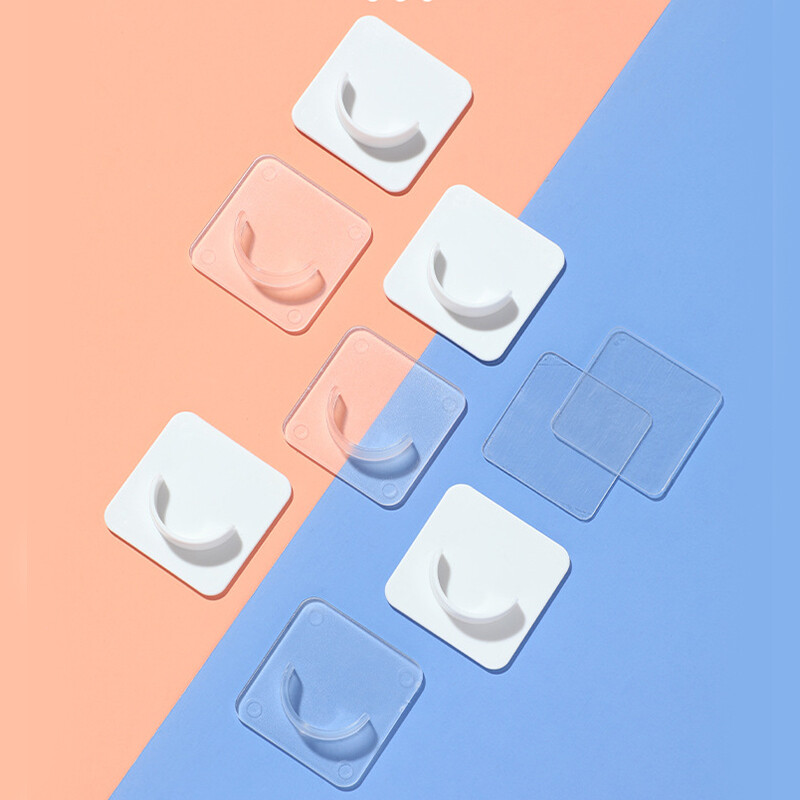 Holders Stand Mount Hooks Bracket Curtain Rod Selfadhesive Bathroom