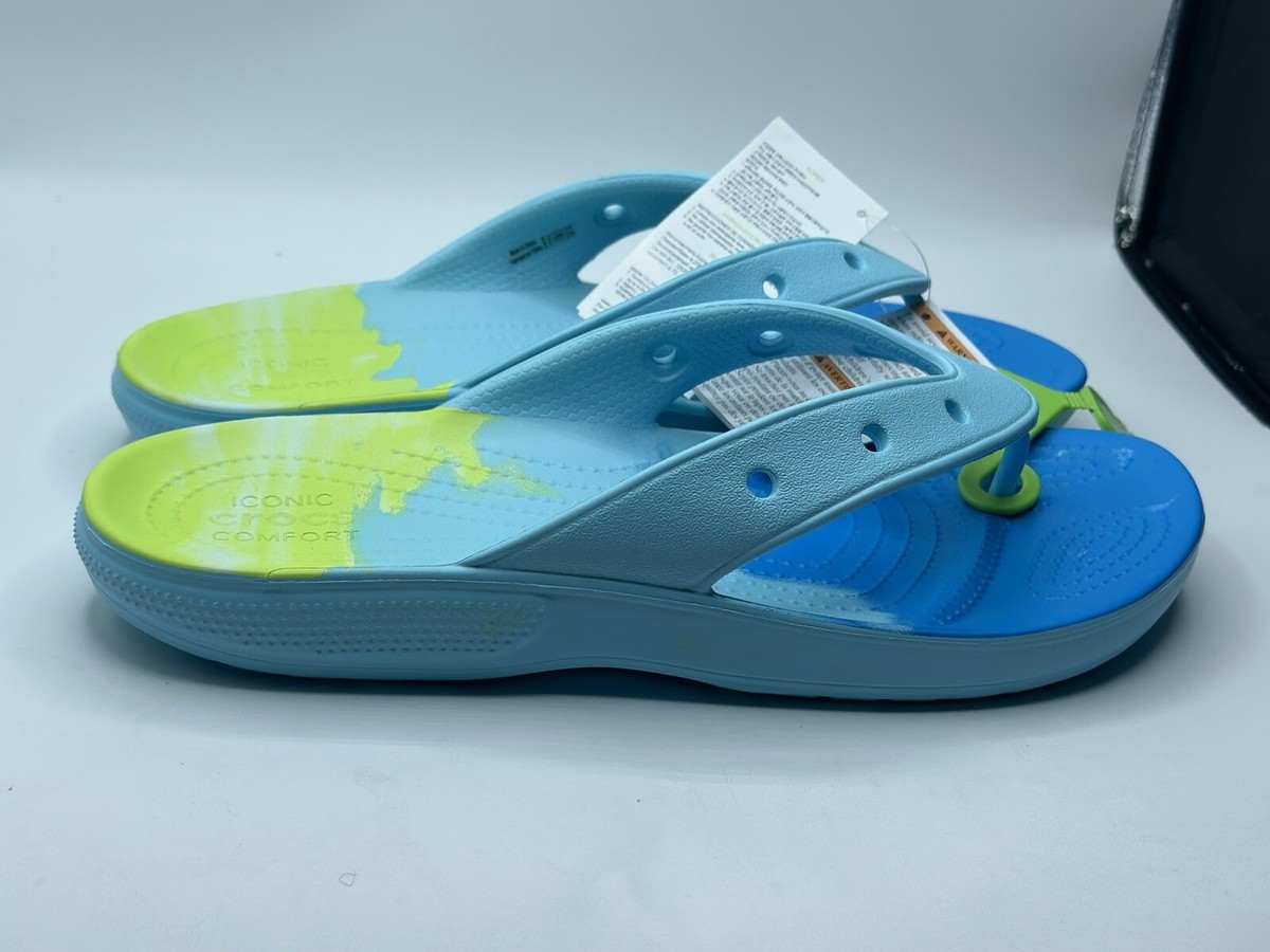 Crocs Unisex Classic Ombre Adult Flip Flop Sandal Men 10 