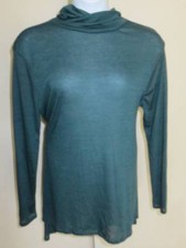 Simply VERA WANG Long Lightweight Green Hi Low SHIRT Ladies Sz XL Worn Once