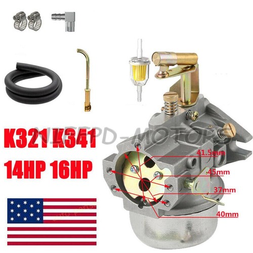 New For Kohler K321 K341 Cast Iron M14 M16 14HP 16HP Engine Carb
