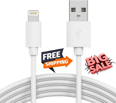 Genuine iPhone Charger For Apple Phones Cable USB Lead