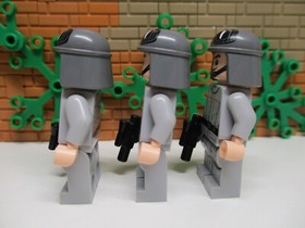 ( G8/9 ) Lego Star Wars 3x sw0797 Imperial AT-ST Driver from 75153