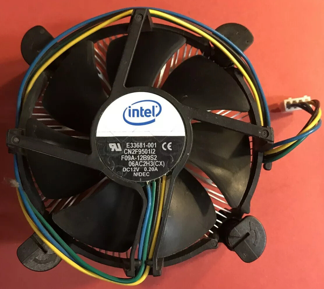 INTEL E33681-001 SOCKET 775 HEATSINK AND COOLING FAN CN2F9501I2