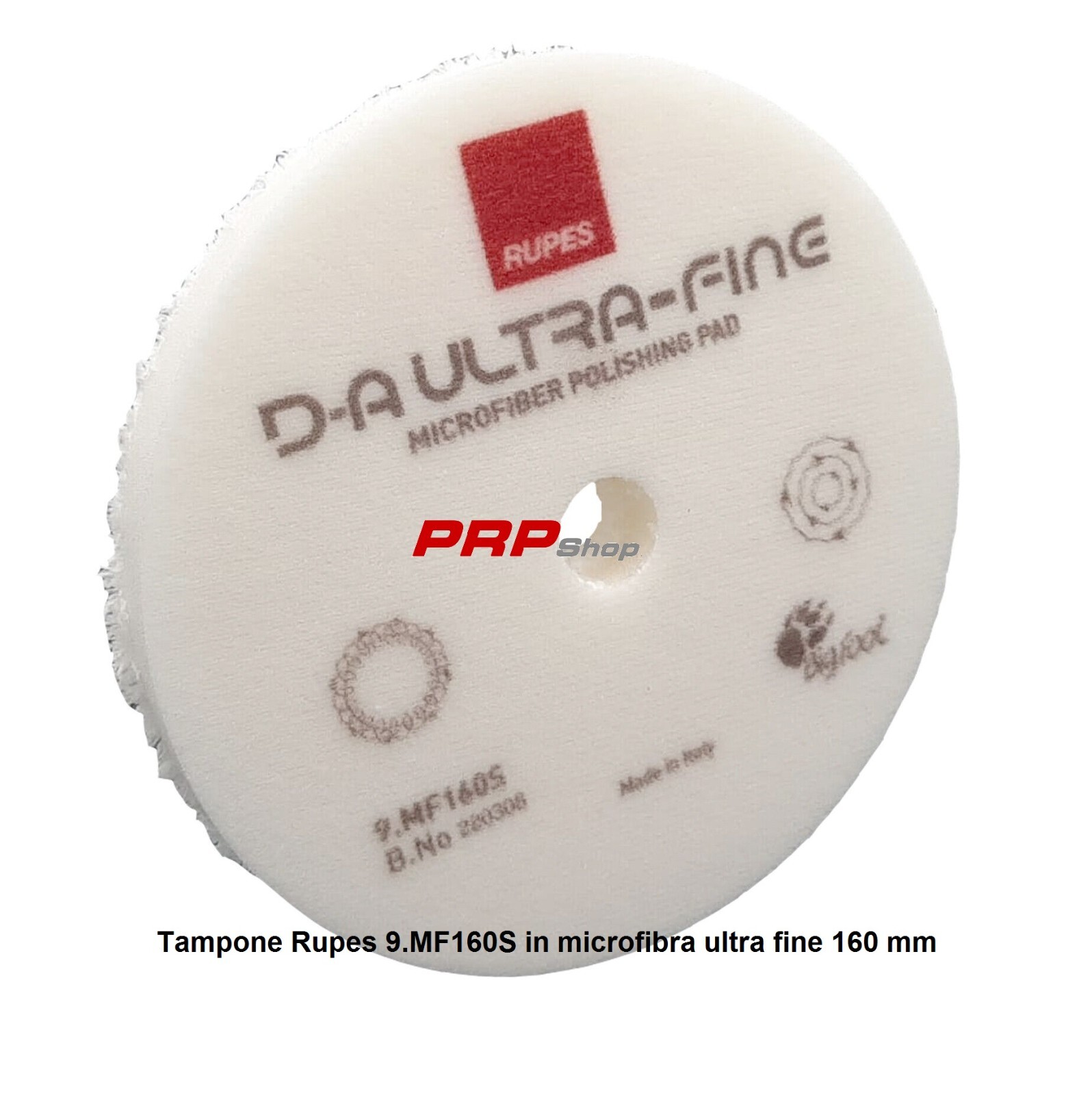 Nuovo tampone microfibra Rupes 9.MF160S DA ULTRA-FINE 85 mm LUCIDATURA DETAILING