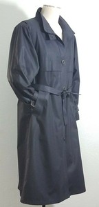 London-Fog-Women-039-s-Trenchcoat-Black-Sz-8P-Thinsulate-Button-Front-Belted-Vented