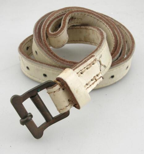 WW1 ITALY ARMY CARCANO ALPINI WHITE CAMO LEATHER STRAP SLING MUSKET BELT - Picture 1 of 5