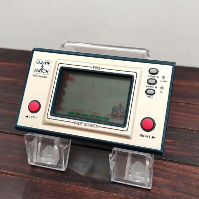 NINTENDO GAME AND & WATCH Fire Wide Screen 1981 Direct - From