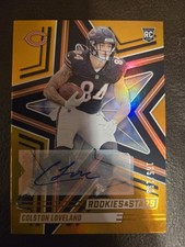 2025 Rookies & Stars Colston Loveland Auto Orange /199