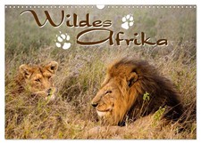 Wildes Afrika (Wandkalender 2026 DIN A3 quer), CALVENDO Monatskalender Calvendo