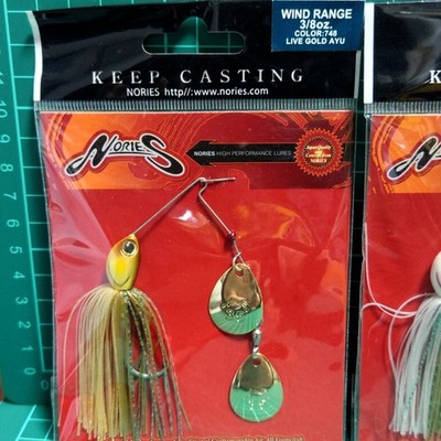 Nories WIND RANGE 3/8oz, 3 pieces, un, popular colors. Price non-negotiable, no