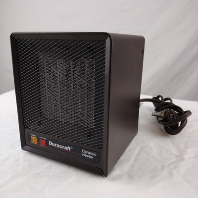 #ad Duracraft CZ 306 Ceramic Air Space Heater Brown Portable Adjustable Thermostat $35.00