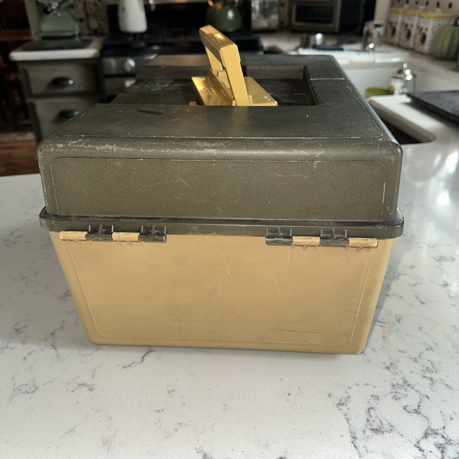 Vintage PLANO Sportster 757 Tackle Box w/ Cooler 1981 Rare Model Fishing Bait