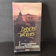 VHS New Dances With Wolves Orion Watermark Sealed VTG 1991 Award Winner Edition
