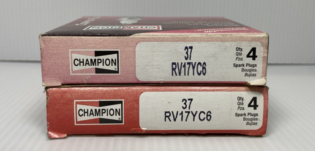 Lot of 8 Champion Copper Plus Spark Plugs 37 RV17YC6