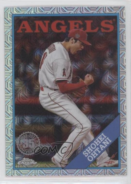 2023 Topps Series 1 1988 Topps Chrome Silver Pack Shohei Ohtani #T88C-27 11o2