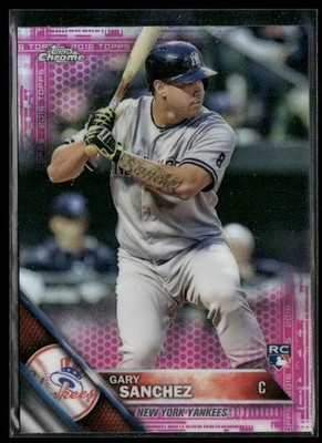 Gary Sanchez - 2016 Topps Chrome Pink Refractor Rookie RC #143