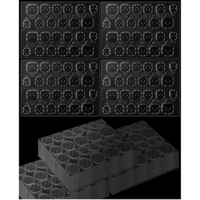Nail Stickers, 3360 pcs, Transparent, Double-sided, Self-adhesive, for DIY Na...