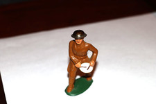 Vintage 1930s Barclay / Manoil Lead WWI Army Soldier Drummer REPAINTED