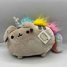 Gund Pusheen Pusheenicorn 11 in Cat Unicorn Rainbow Plush Stuffed Animal Toy