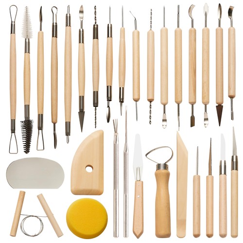 Clay Tool Kit, 30 Pcs Ceramics Clay Sculpting Tools for Beginner & Professionals