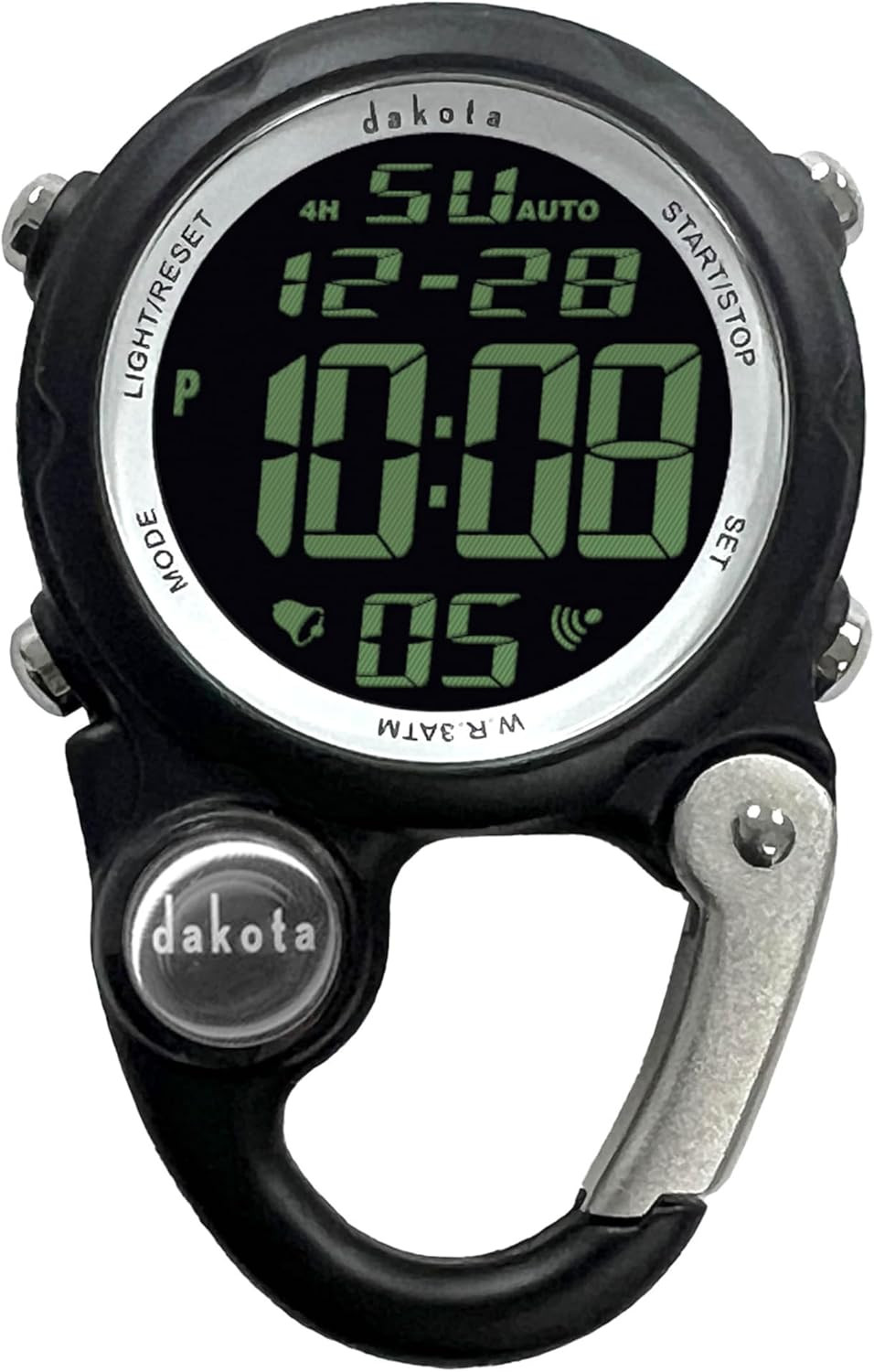 Tactical Digital Clip Watch with Alarm, Stopwatch & Timer for Adventures