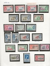 CAYMAN ISLE (E-5034) QE11 X 1953 SG148-61a FULL SET 15 + EXTRA VALUES SHADES M/M