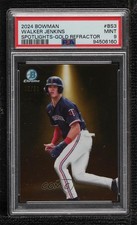 2024 Bowman Spotlights Gold Refractor 38/50 Walker Jenkins #BS-3 PSA 9 MINT lz7