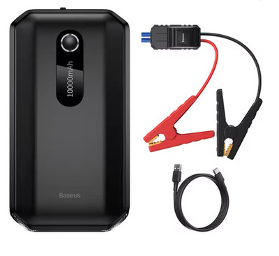Baseus 10000mAh Auto Jump Starter Power Bank 12V Auto Booster 1000A