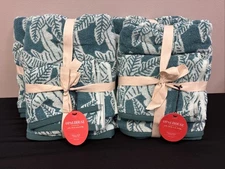 4X 2pc Paradise Bath & Hand Towel Set Green - Opalhouse with Jungalow