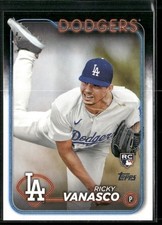 Ricky Vanasco 2024 Topps Update #US38 RC Los Angeles Dodgers